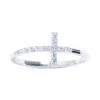Brand new 🔥 Giani Bernini Cubic Zirconia East-West Cross Ring In Sterling Silver, Created For Macy's ✔️