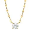 Wholesale 🛒 Giani Bernini Cubic Zirconia Solitaire 18 Pendant Necklace In 18k Gold-Plated Sterling Silver, Created For Macy's ✔️
