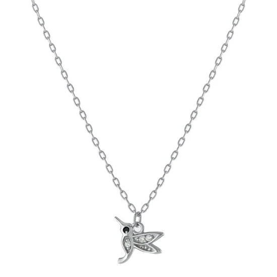 Outlet โ๏ธ Giani Bernini Cubic Zirconia Hummingbird Pendant Necklace In Sterling Silver, 16 + 2 Extender, Created For Macy's ๐งจ 1 Outlet โ๏ธ Giani Bernini Cubic Zirconia Hummingbird Pendant Necklace In Sterling Silver, 16 + 2 Extender, Created For Macy's ๐งจ