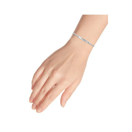 Brand new ✨ Giani Bernini Cubic Zirconia Be Strong Bolo Bracelet In Sterling Silver, Created For Macy's ⭐ 2 Brand new ✨ Giani Bernini Cubic Zirconia Be Strong Bolo Bracelet In Sterling Silver, Created For Macy's ⭐ - Image 2