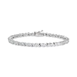 Outlet ๐ Giani Bernini Cubic Zirconia Marquise Tennis Bracelet In Sterling Silver, Created For Macy's โค๏ธ