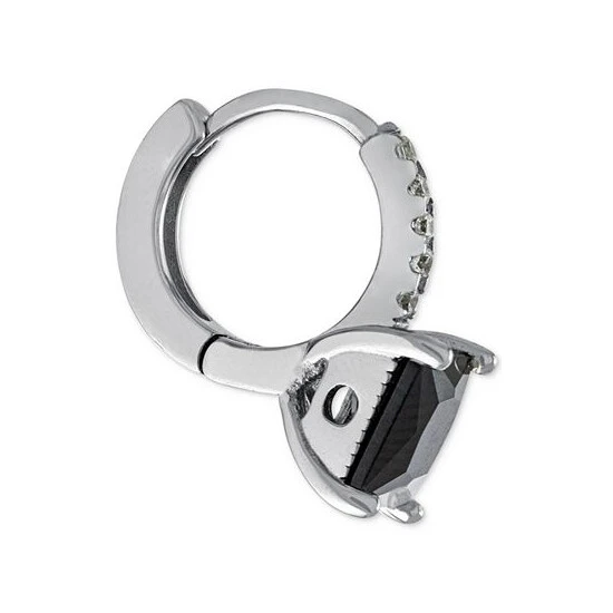 New ๐ Giani Bernini Cubic Zirconia Huggie Hoop Earrings In Sterling Silver, 0.5, Created For Macy's ๐ 3 New ๐ Giani Bernini Cubic Zirconia Huggie Hoop Earrings In Sterling Silver, 0.5, Created For Macy's ๐ - Image 3