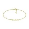 Coupon ❤️ Giani Bernini Large Link Ankle Bracelet In 18k Gold-Plated Sterling Silver & Sterling Silver, Created For Macy's ⌛
