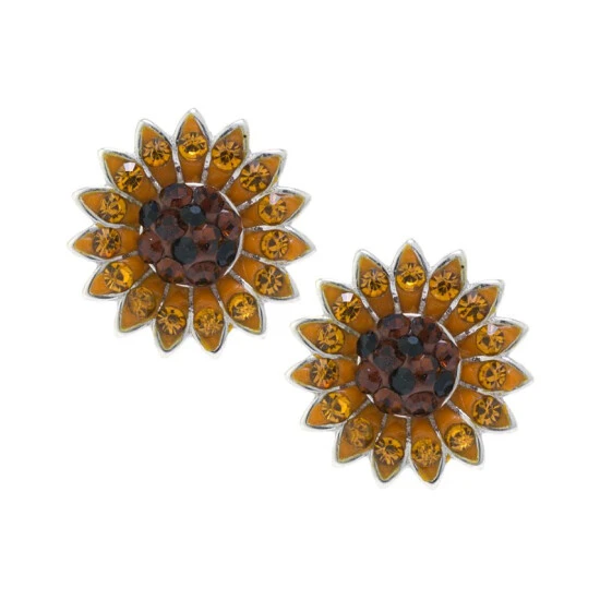 Budget ⭐ Giani Bernini Sunflower Stud Earrings In Sterling Silver Gold 🤩 1 Budget ⭐ Giani Bernini Sunflower Stud Earrings In Sterling Silver Gold 🤩