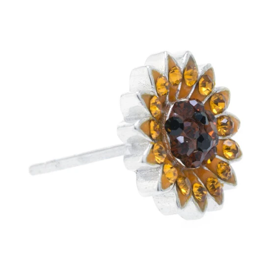 Budget ⭐ Giani Bernini Sunflower Stud Earrings In Sterling Silver Gold 🤩 2 Budget ⭐ Giani Bernini Sunflower Stud Earrings In Sterling Silver Gold 🤩 - Image 2