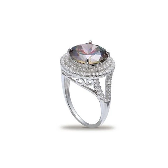 Discount ๐ Giani Bernini Multi Colored Cubic Zirconia Double Pave Row Ring (7-1/2 Ct. T.w.) In Sterling Silver Purple Cubic Zirconia โญ 3 Discount ๐ Giani Bernini Multi Colored Cubic Zirconia Double Pave Row Ring (7-1/2 Ct. T.w.) In Sterling Silver Purple Cubic Zirconia โญ - Image 3