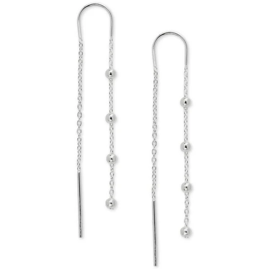 Cheapest ๐ Giani Bernini Polished Ball Chain Threader Drop Earrings In 18k Gold-Plated Sterling Silver, Created For Macy's (Also In Sterling Silver) โ 1 Cheapest ๐ Giani Bernini Polished Ball Chain Threader Drop Earrings In 18k Gold-Plated Sterling Silver, Created For Macy's (Also In Sterling Silver) โ