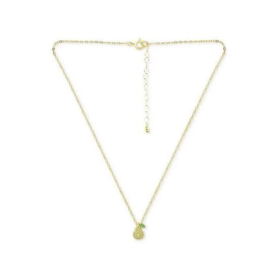 Deals ✔️ Giani Bernini Lemon Green & Green Quartz Pear Pendant Necklace, 16 + 2 Extender, Created For Macy's Gold Over Silver 💯 3 Deals ✔️ Giani Bernini Lemon Green & Green Quartz Pear Pendant Necklace, 16 + 2 Extender, Created For Macy's Gold Over Silver 💯 - Image 3
