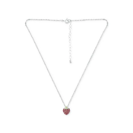 Cheapest ๐ Giani Bernini Lab-Created Ruby (1/4 Ct. T.w.) & Cubic Zirconia Strawberry Pendant Necklace, 16 + 2 Extender, Created For Macy's Gold Over Silver ๐ฏ 2 Cheapest ๐ Giani Bernini Lab-Created Ruby (1/4 Ct. T.w.) & Cubic Zirconia Strawberry Pendant Necklace, 16 + 2 Extender, Created For Macy's Gold Over Silver ๐ฏ - Image 2