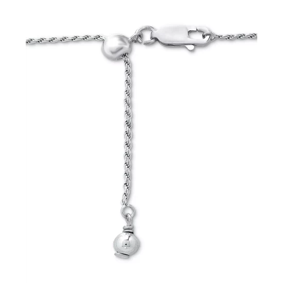 Discount 🧨 Giani Bernini Rope Chain Adjustable 22 Necklace, Created For Macy's Silver ✨ 6 Discount 🧨 Giani Bernini Rope Chain Adjustable 22 Necklace, Created For Macy's Silver ✨ - Image 6