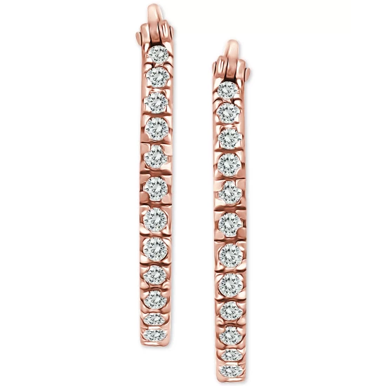 Coupon ✨ Giani Bernini Small Cubic Zirconia In & Out Oval Hoop Earrings In 18k Gold-Plated Sterling Silver, 0.6, Created For Macy's 😉 5 Coupon ✨ Giani Bernini Small Cubic Zirconia In & Out Oval Hoop Earrings In 18k Gold-Plated Sterling Silver, 0.6, Created For Macy's 😉 - Image 5