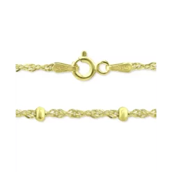 Buy โ๏ธ Giani Bernini Beaded Singapore Link Ankle Bracelet In 18k Gold-Plated Sterling Silver, Created For Macy's ๐ 8 Buy โ๏ธ Giani Bernini Beaded Singapore Link Ankle Bracelet In 18k Gold-Plated Sterling Silver, Created For Macy's ๐ -Giani Bernini Shop unnamed file 312