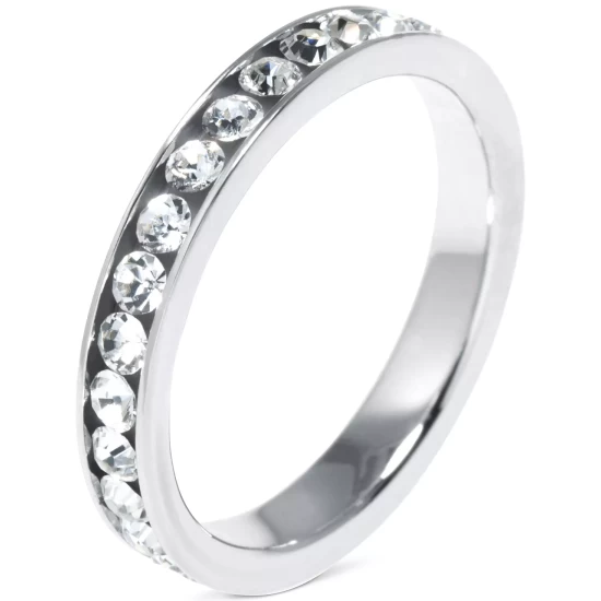 Best Sale 😀 Giani Bernini Crystal Eternity Stackable Band In Sterling Silver, Created For Macy's 💯 4 Best Sale 😀 Giani Bernini Crystal Eternity Stackable Band In Sterling Silver, Created For Macy's 💯 - Image 4