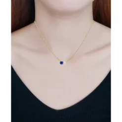 Promo 🔥 Giani Bernini Lab-Created Blue Sapphire & Cubic Zirconia Collar Necklace, 16 + 2 Extender, Created For Macy's Gold Over Silver ❤️ 7 Promo 🔥 Giani Bernini Lab-Created Blue Sapphire & Cubic Zirconia Collar Necklace, 16 + 2 Extender, Created For Macy's Gold Over Silver ❤️ -Giani Bernini Shop unnamed file 348