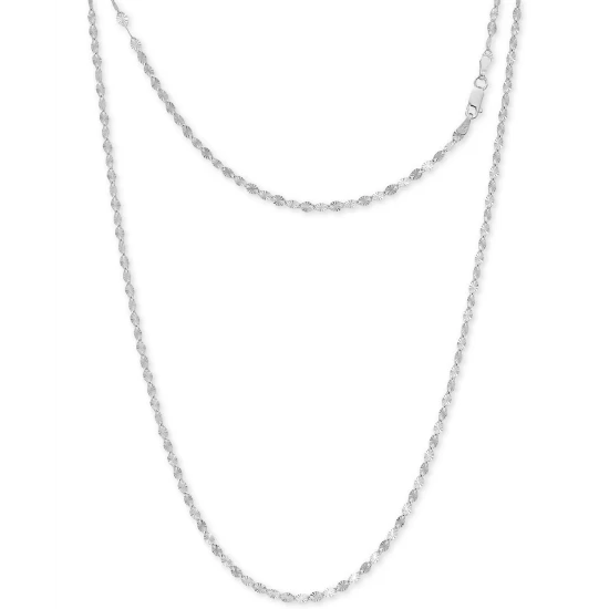 Budget โ๏ธ Giani Bernini Disco Link 16 Chain Necklace In Sterling Silver, Created For Macy's ๐ 2 Budget โ๏ธ Giani Bernini Disco Link 16 Chain Necklace In Sterling Silver, Created For Macy's ๐ - Image 2