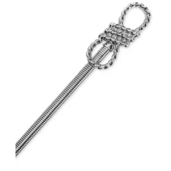 Brand new 😉 Giani Bernini 🔔 Women's Sailor Knot Cobra Stretch Belt Silver ❤️ -Giani Bernini Shop unnamed file 419