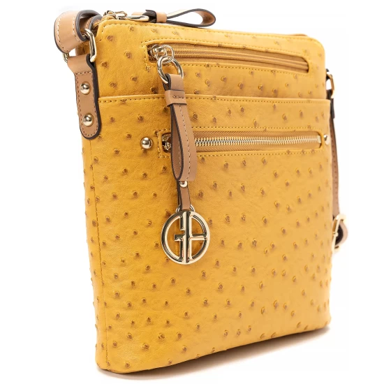 Best deal β Giani Bernini Embossed Faux Ostrich Crossbody, Created For Macy's Spicy Mustard π 5 Best deal β Giani Bernini Embossed Faux Ostrich Crossbody, Created For Macy's Spicy Mustard π - Image 5