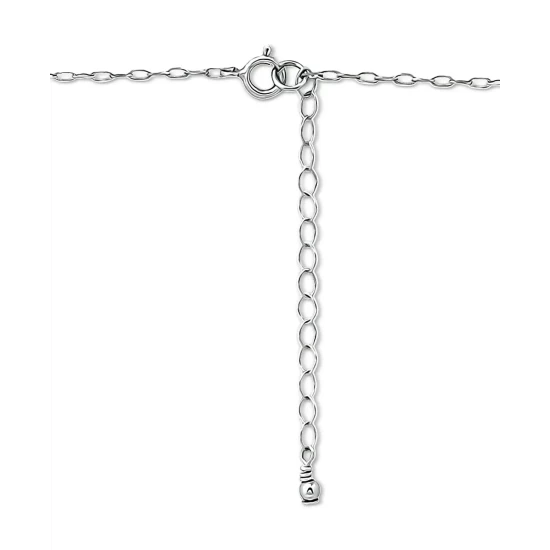 Outlet 🤩 Giani Bernini Cubic Zirconia Coin Pendant Necklace In Sterling Silver, 16 + 2 Extender, Created For Macy's ❤️ 5 Outlet 🤩 Giani Bernini Cubic Zirconia Coin Pendant Necklace In Sterling Silver, 16 + 2 Extender, Created For Macy's ❤️ - Image 5