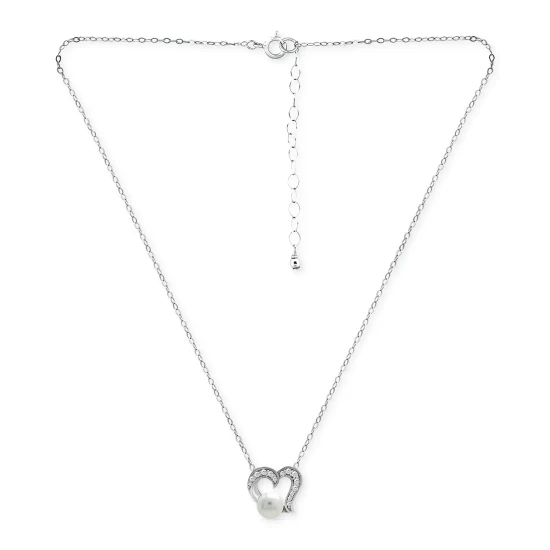 Best reviews of 😀 Giani Bernini Freshwater Pearl (5mm) & Cubic Zirconia Open Heart Pendant Necklace, 16 + 2 Extender, Created For Macy's Gold Over Silver ✔️ 4 Best reviews of 😀 Giani Bernini Freshwater Pearl (5mm) & Cubic Zirconia Open Heart Pendant Necklace, 16 + 2 Extender, Created For Macy's Gold Over Silver ✔️ - Image 4