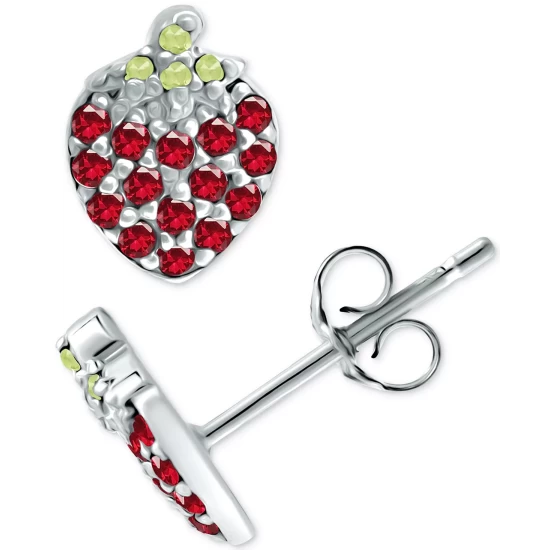 Buy ✔️ Giani Bernini Cubic Zirconia Strawberry Stud Earrings, Created For Macy's Sterling Silver ❤️ 4 Buy ✔️ Giani Bernini Cubic Zirconia Strawberry Stud Earrings, Created For Macy's Sterling Silver ❤️ - Image 4