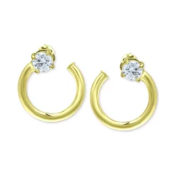 Promo ⌛ Giani Bernini Cubic Zirconia Front & Back Hoop Earrings, Created For Macy's Yellow Gold Over Silver ✔️ 7 Promo ⌛ Giani Bernini Cubic Zirconia Front & Back Hoop Earrings, Created For Macy's Yellow Gold Over Silver ✔️ -Giani Bernini Shop unnamed file 535