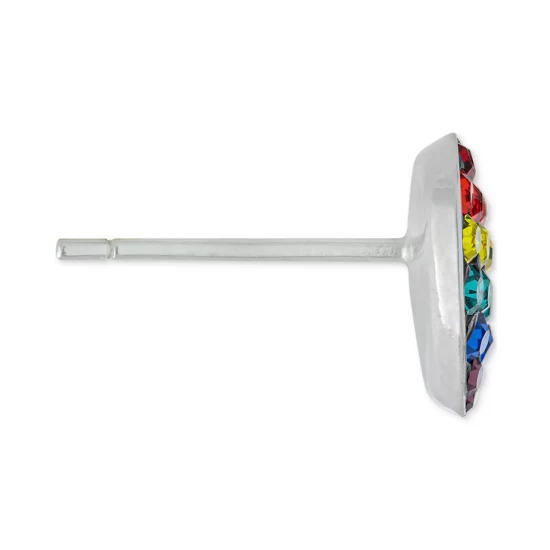 Flash Sale ๐ Giani Bernini Crystal Rainbow Heart Stud Earrings In Sterling Silver, Created For Macy's Multi โ 4 Flash Sale ๐ Giani Bernini Crystal Rainbow Heart Stud Earrings In Sterling Silver, Created For Macy's Multi โ - Image 4