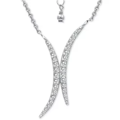 Discount 😉 Giani Bernini Cubic Zirconia Double Curve 16 Statement Necklace, Created For Macy's Gold Over Silver 😀 -Giani Bernini Shop unnamed file 540