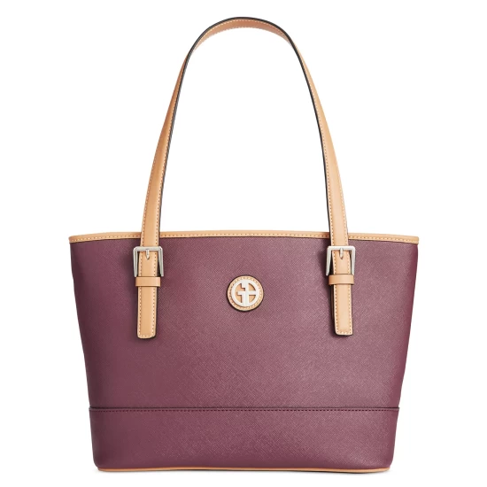 Deals 🛒 Giani Bernini Saffiano Tote, Created For Macy's Wine 👏 9 Deals 🛒 Giani Bernini Saffiano Tote, Created For Macy's Wine 👏 - Image 9
