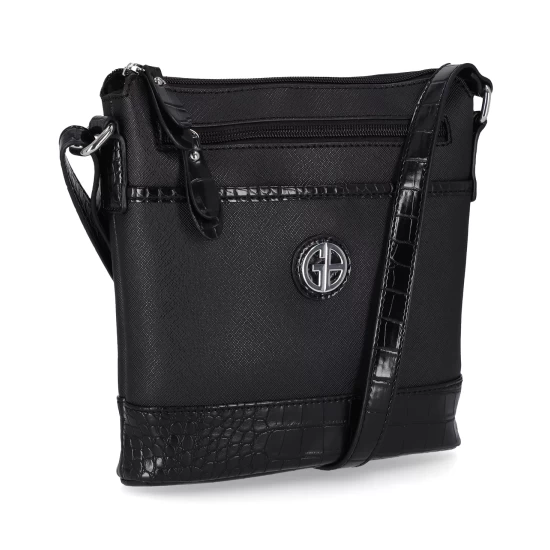 Promo ✔️ Giani Bernini Saffiano North South Crossbody, Created For Macy's Black/blk Croc ✨ 6 Promo ✔️ Giani Bernini Saffiano North South Crossbody, Created For Macy's Black/blk Croc ✨ - Image 6