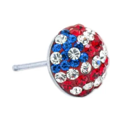 Cheapest 🔥 Giani Bernini Cubic Zirconia Red, White, & Blue Stud Earrings In Sterling Silver, Created For Macy's 🔥 -Giani Bernini Shop unnamed file 713