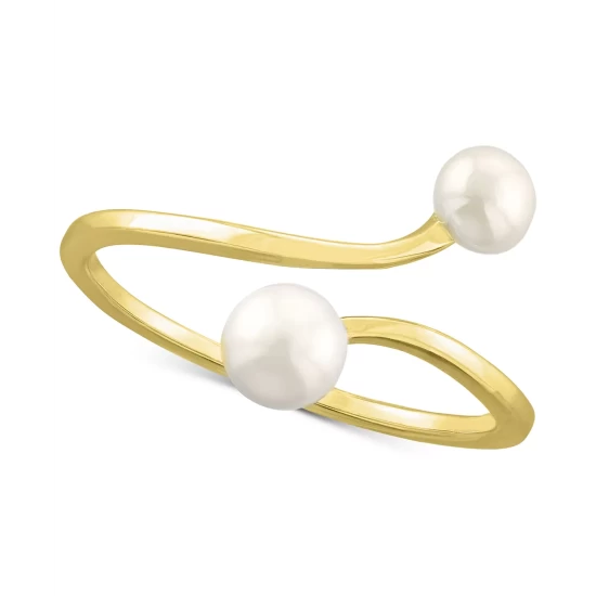 Best deal ๐ Giani Bernini Cultured Freshwater Pearl (4 & 5mm) Bypass Ring, Created For Macy's Gold Over Silver ๐ 5 Best deal ๐ Giani Bernini Cultured Freshwater Pearl (4 & 5mm) Bypass Ring, Created For Macy's Gold Over Silver ๐ - Image 5