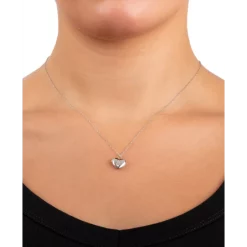 Outlet 💯 Giani Bernini Initial Heart Locket Pendant Necklace In Sterling Silver, 16 + 2 Extender, Created For Macy's 👍 -Giani Bernini Shop unnamed file 752