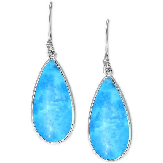 Discount ๐งจ Giani Bernini Onyx Teardrop Bezel Drop Earrings In Sterling Silver (Also In Blue Howlite & Sodalite), Created For Macy's ๐ 4 Discount ๐งจ Giani Bernini Onyx Teardrop Bezel Drop Earrings In Sterling Silver (Also In Blue Howlite & Sodalite), Created For Macy's ๐ - Image 4