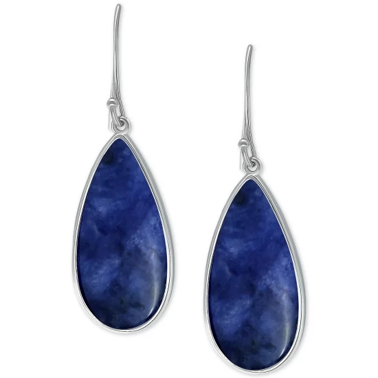 Discount ๐งจ Giani Bernini Onyx Teardrop Bezel Drop Earrings In Sterling Silver (Also In Blue Howlite & Sodalite), Created For Macy's ๐ 5 Discount ๐งจ Giani Bernini Onyx Teardrop Bezel Drop Earrings In Sterling Silver (Also In Blue Howlite & Sodalite), Created For Macy's ๐ - Image 5