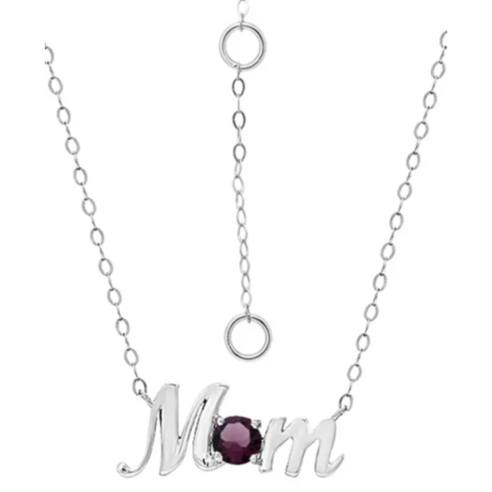 Wholesale ⌛ Giani Bernini Crystal Birth Month Mom Pendant Necklace In Sterling Silver, 16 + 2 Extender, Created For Macy's February ✔️ 2 Wholesale ⌛ Giani Bernini Crystal Birth Month Mom Pendant Necklace In Sterling Silver, 16 + 2 Extender, Created For Macy's February ✔️ - Image 2