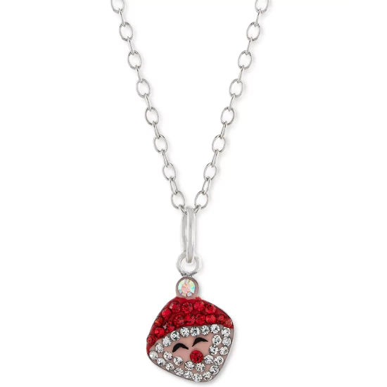 Brand new ๐ฅ Giani Bernini Crystal Santa Claus 18 Pendant Necklace In Sterling Silver, Created For Macy's โจ 2 Brand new ๐ฅ Giani Bernini Crystal Santa Claus 18 Pendant Necklace In Sterling Silver, Created For Macy's โจ - Image 2