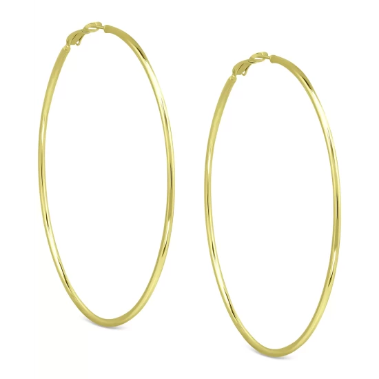 Coupon ✨ Giani Bernini Small Cubic Zirconia In & Out Oval Hoop Earrings In 18k Gold-Plated Sterling Silver, 0.6, Created For Macy's 😉 2 Coupon ✨ Giani Bernini Small Cubic Zirconia In & Out Oval Hoop Earrings In 18k Gold-Plated Sterling Silver, 0.6, Created For Macy's 😉 - Image 2