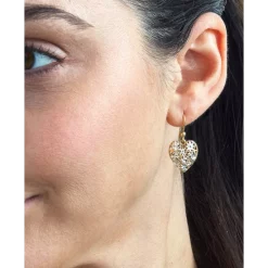 Best deal 🎁 Giani Bernini Cubic Zirconia Medium Hoop Earrings, 1, Created For Macy's Sterling Silver ❤️