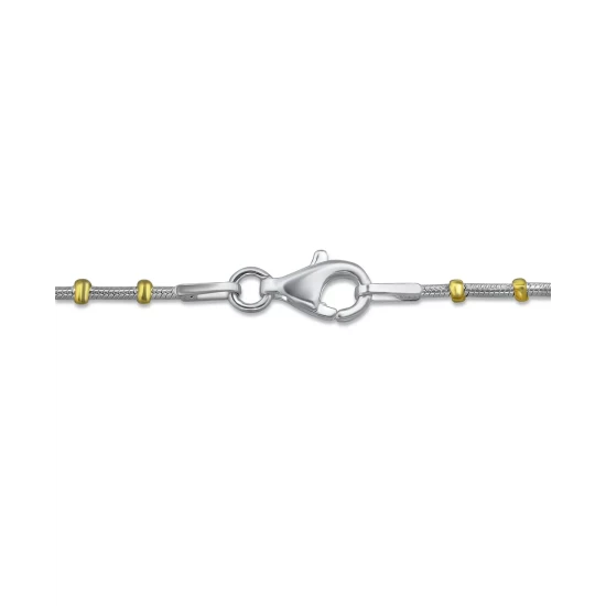 Wholesale ๐ Giani Bernini Beaded Snake Chain Bracelet In Sterling Silver & 18k Gold-Plate, Created For Macy's ๐ 5 Wholesale ๐ Giani Bernini Beaded Snake Chain Bracelet In Sterling Silver & 18k Gold-Plate, Created For Macy's ๐ - Image 5