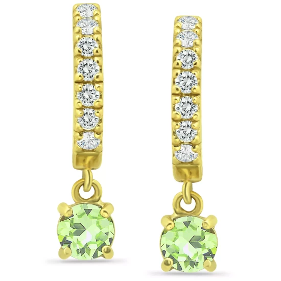 Brand new ✔️ Giani Bernini Cubic Zirconia Dangle Drop Huggie Hoop Earring In Sterling Silver Or 18k Gold Over Silver (Also Available In Lab Created Opal) Lt Green/silver 👍 9 Brand new ✔️ Giani Bernini Cubic Zirconia Dangle Drop Huggie Hoop Earring In Sterling Silver Or 18k Gold Over Silver (Also Available In Lab Created Opal) Lt Green/silver 👍 - Image 9