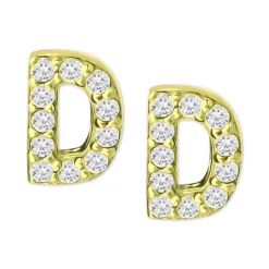 Brand new 🔥 Giani Bernini Cubic Zirconia Clip-On Hoop Earrings, Created For Macy's Gold Over Silver ⌛