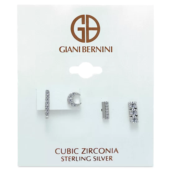 Wholesale 😍 Giani Bernini 4-Pc. Set Cubic Zirconia Stud & Hoop Earrings, Created For Macy's Gold Over Silver ✔️ 7 Wholesale 😍 Giani Bernini 4-Pc. Set Cubic Zirconia Stud & Hoop Earrings, Created For Macy's Gold Over Silver ✔️ - Image 7